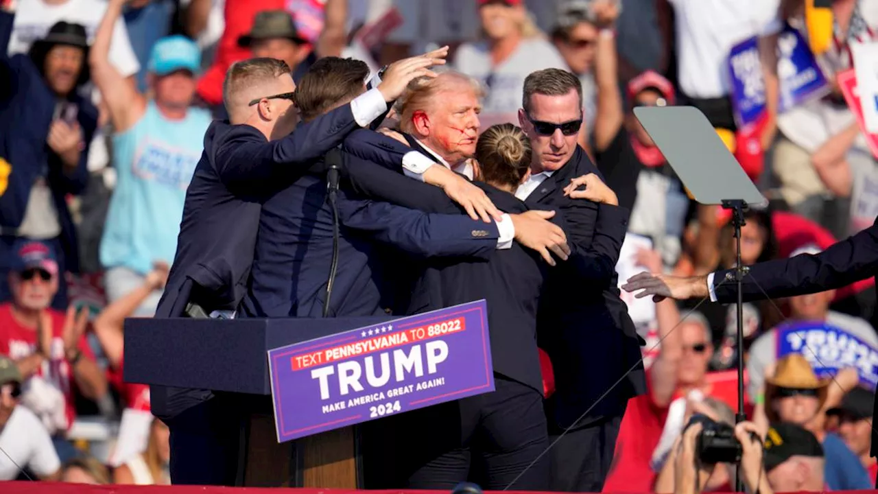 Donald Trump is ‘fine’ following apparent assassination attempt during rally