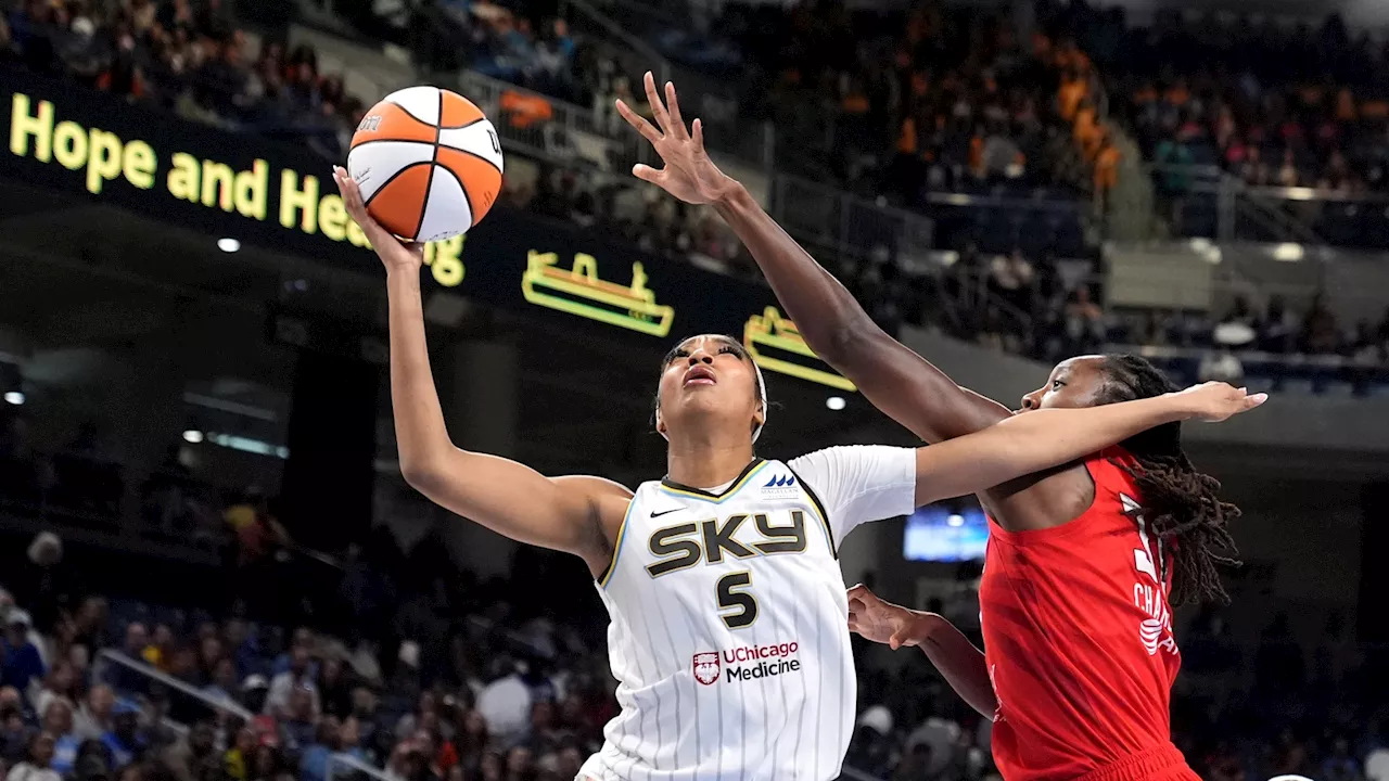 Chicago Sky rookie Angel Reese extends WNBA record with 15th straight double-double