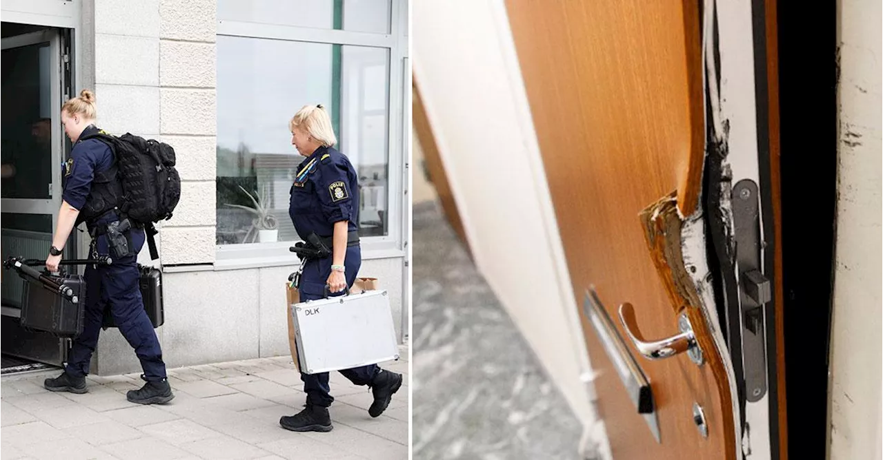 Uppgifter: Salpetersyra används vid inbrotten