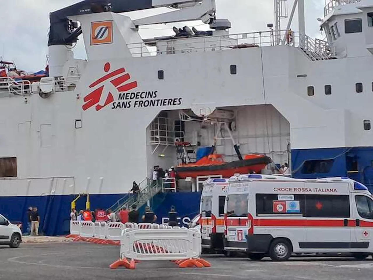 Over 50 children rescued at sea arrive in Salerno