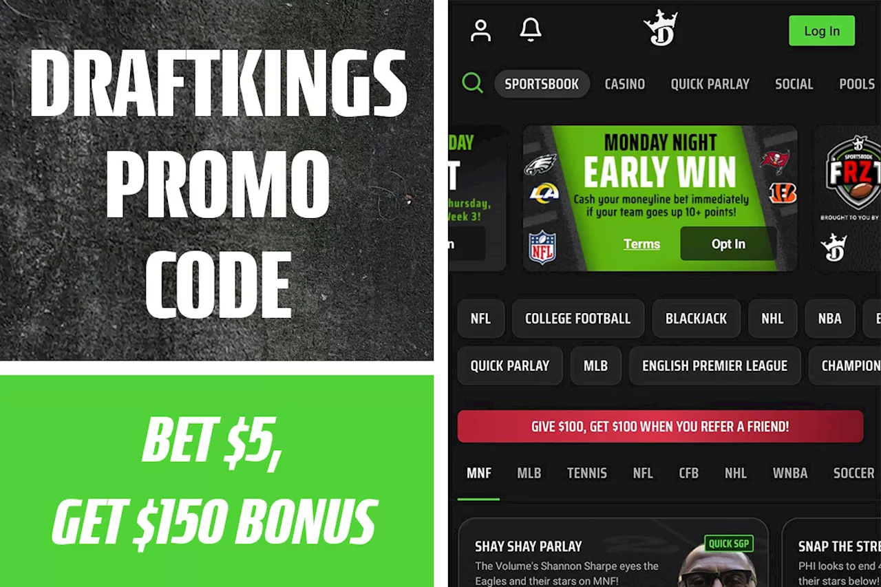 DraftKings Promo Code: Bet $5, Win $150 Bonus on MLB, Soccer + Wimbledon