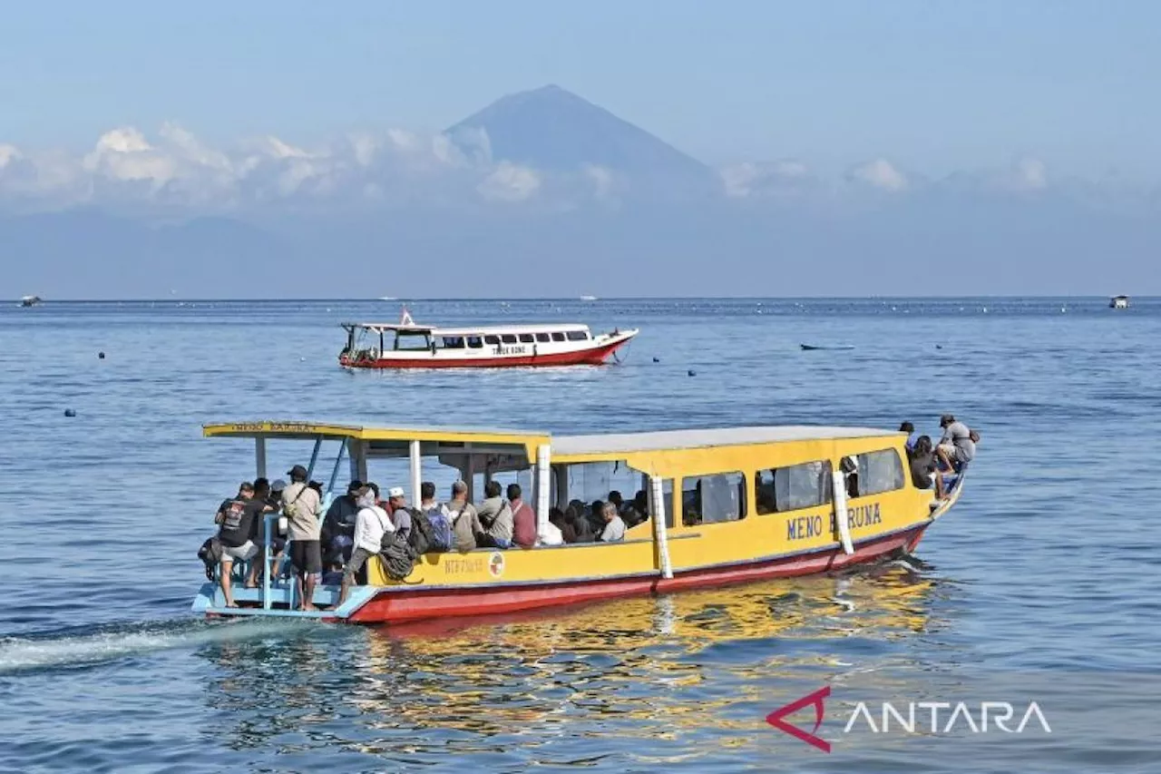 Jumlah kunjungan wisatawan ke tiga Gili di Lombok Utara