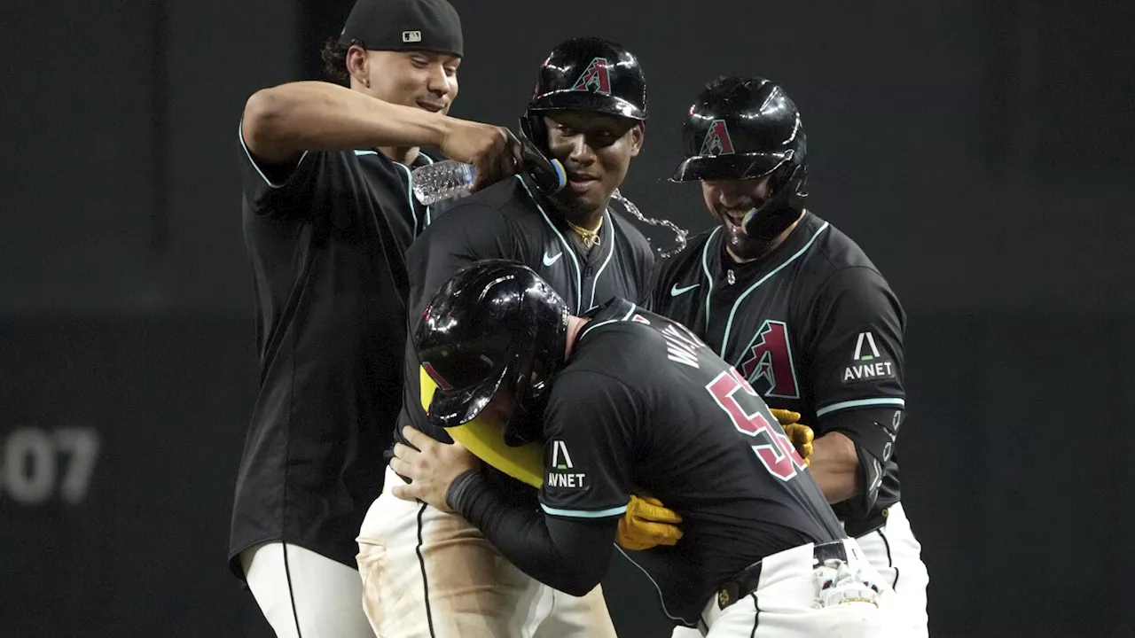 Geraldo Perdomo drives in 9th run with sac fly to lift the Diamondbacks past the Blue Jays, 5-4