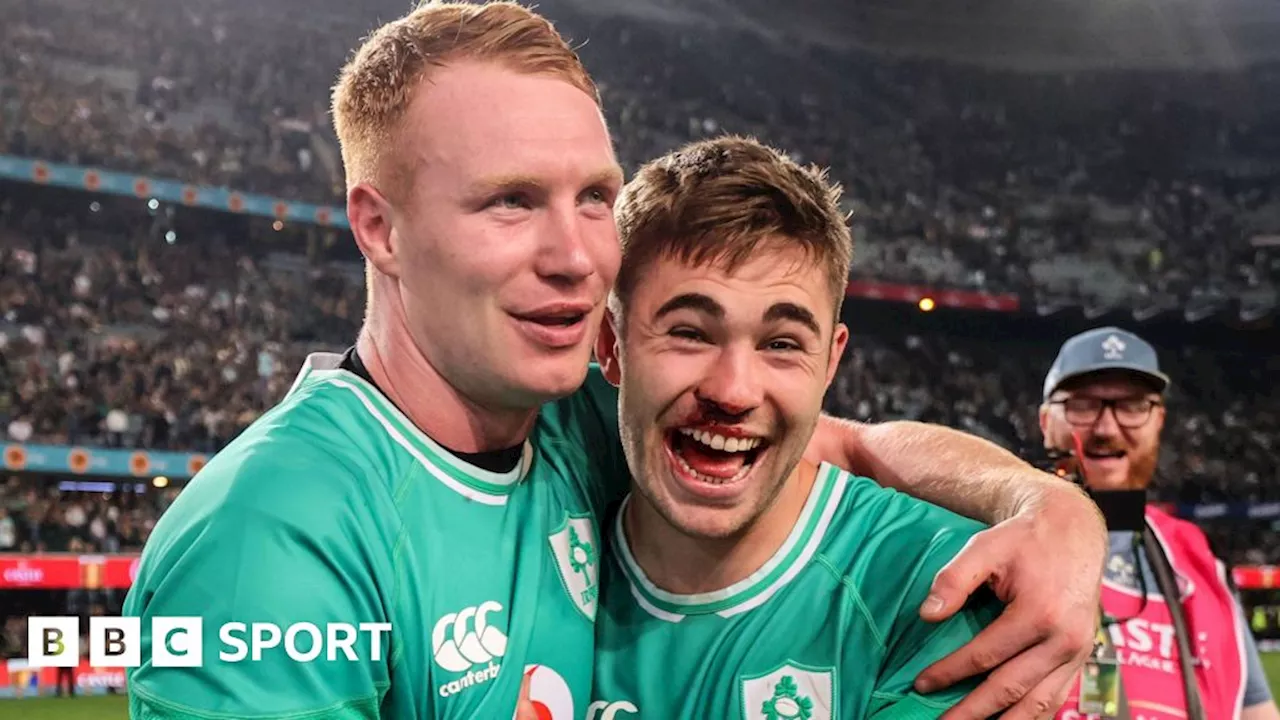 South Africa 24-25 Ireland: 'Pure elation' after Ciaran Frawley's 'moment of genius'