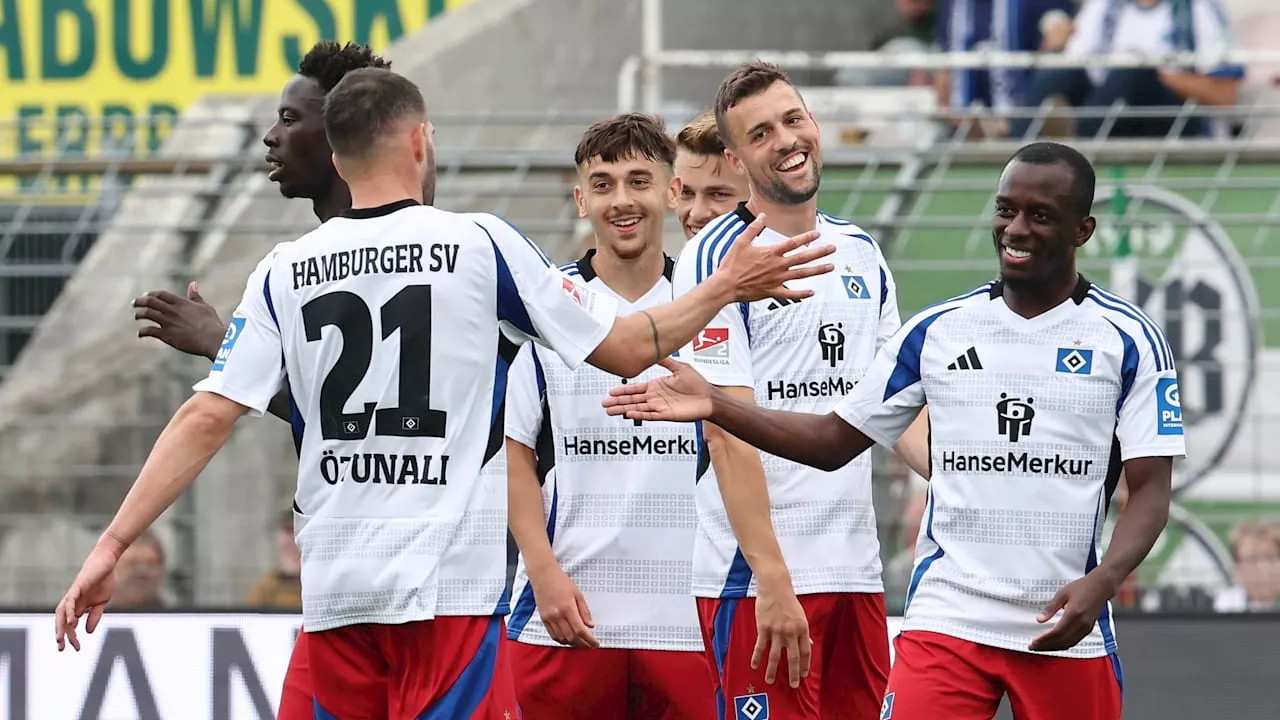 HSV: 5:2-Testsieg in Lübeck: Dompé, der umjubelte HSV-Hattrick-Held