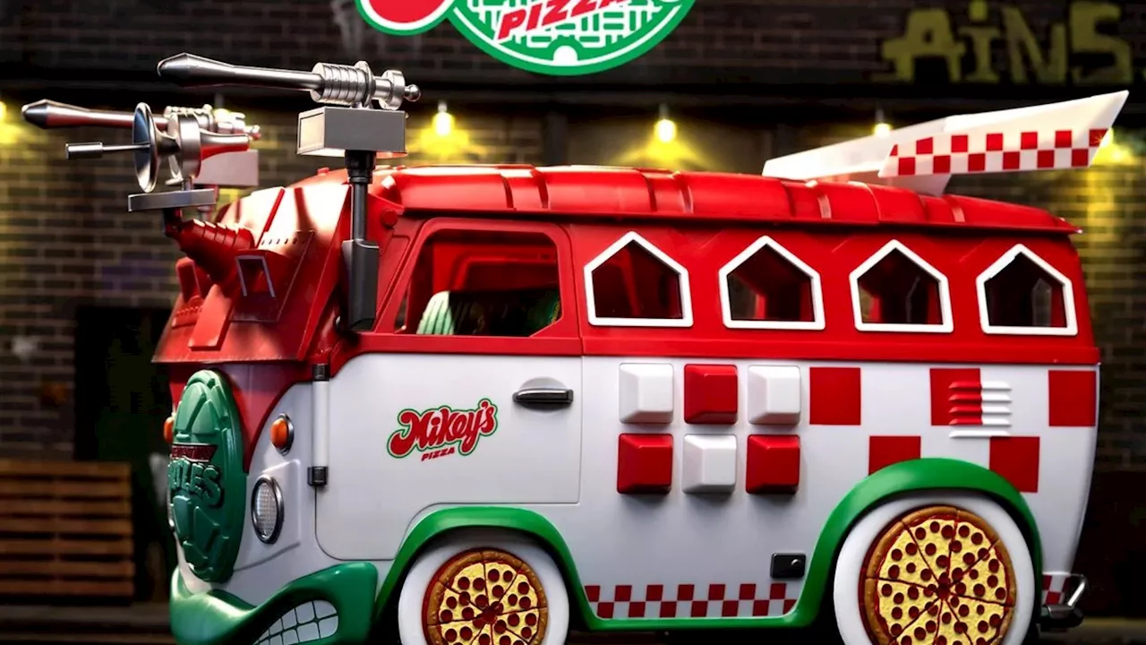 Exclusive TMNT Pizza Party Wagon Revealed by Super7 for SDCC