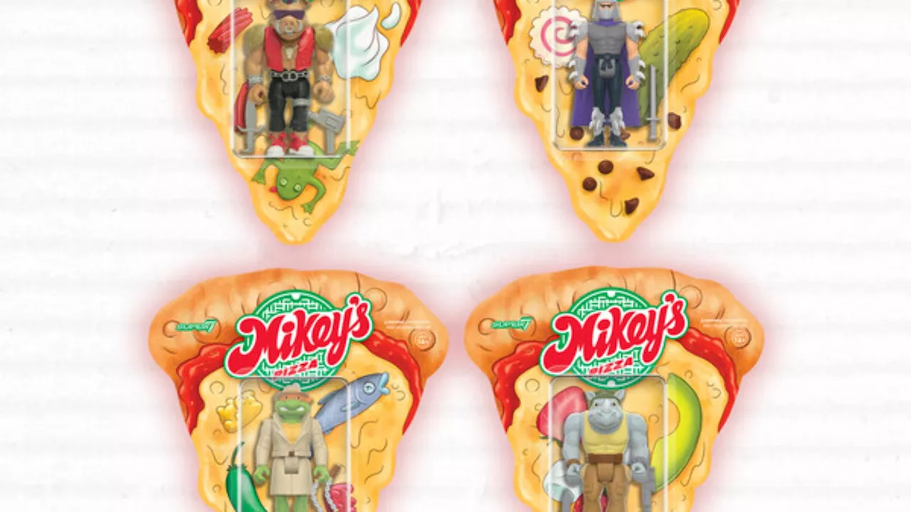 Super7 Debuts Limited Edition TMNT Pizza Party ReAction for SDCC