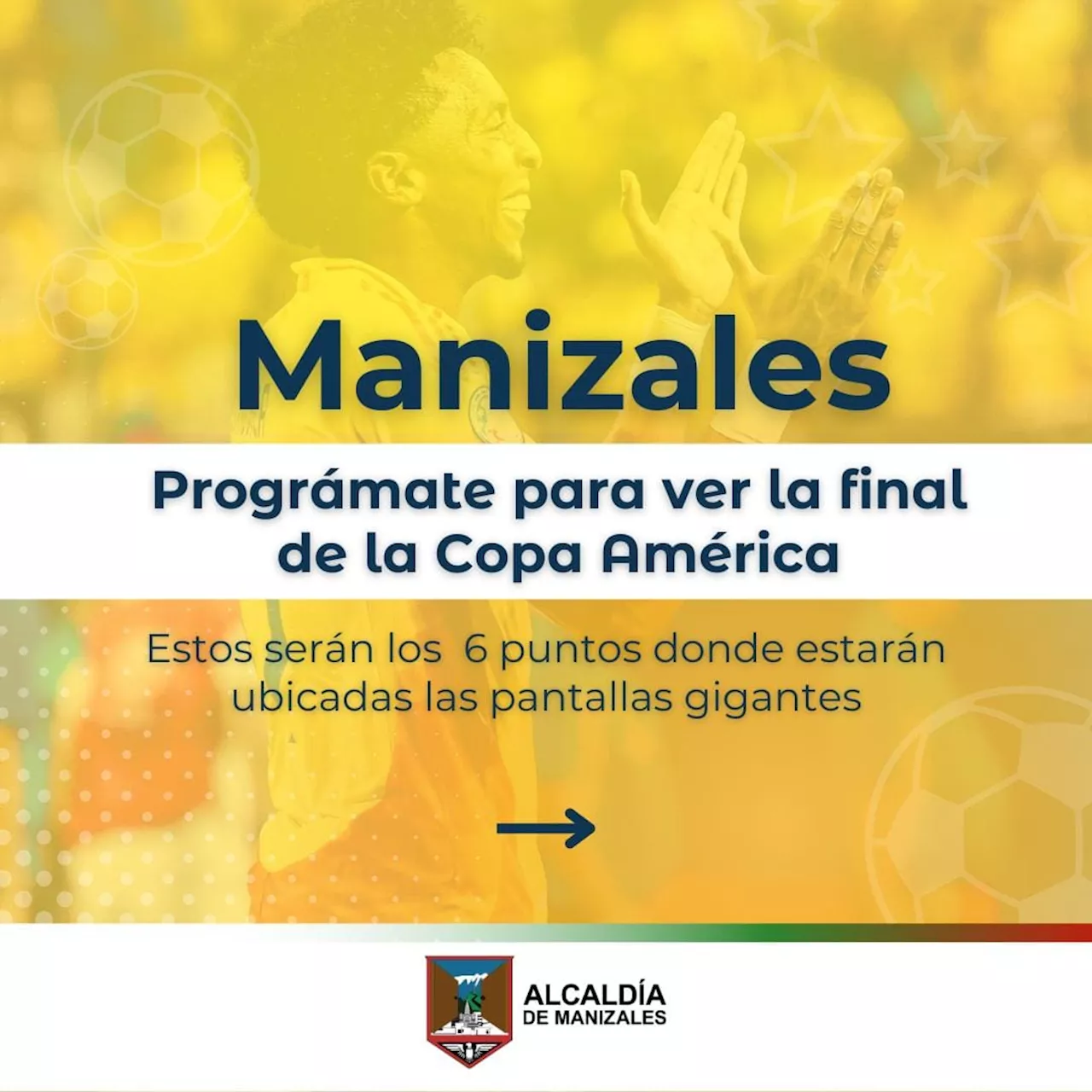 Copa América: pantallas gigantes y dónde ver el partido en Manizales