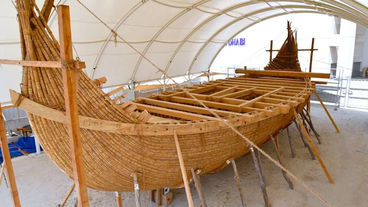 Reconstructed Bronze Age boat aces its maiden voyage