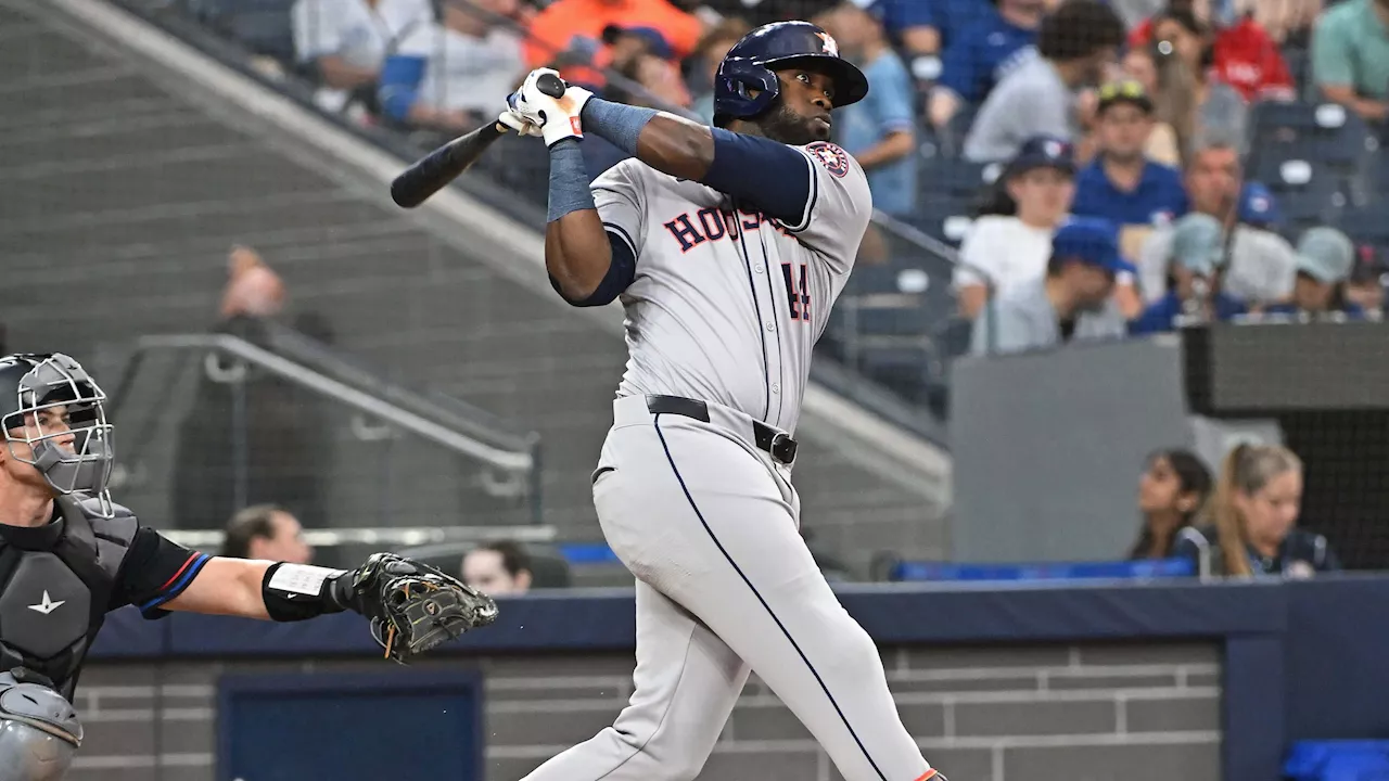 MLB Player Props for 7-13: Best Bets for Yordan Alvarez, Reynaldo Lopez, & Taylor Ward