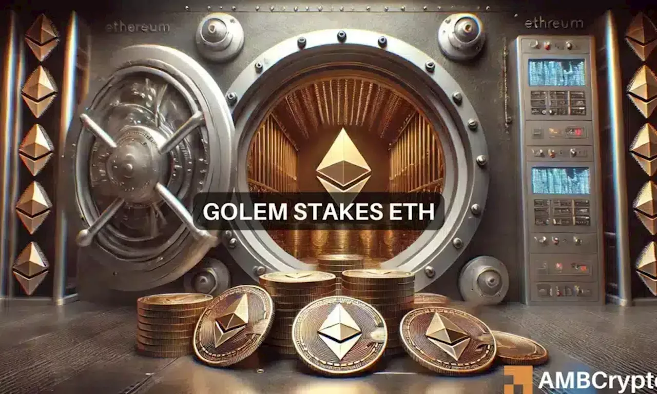 Project Golem joins ETH staking frenzy, locks up 40K tokens