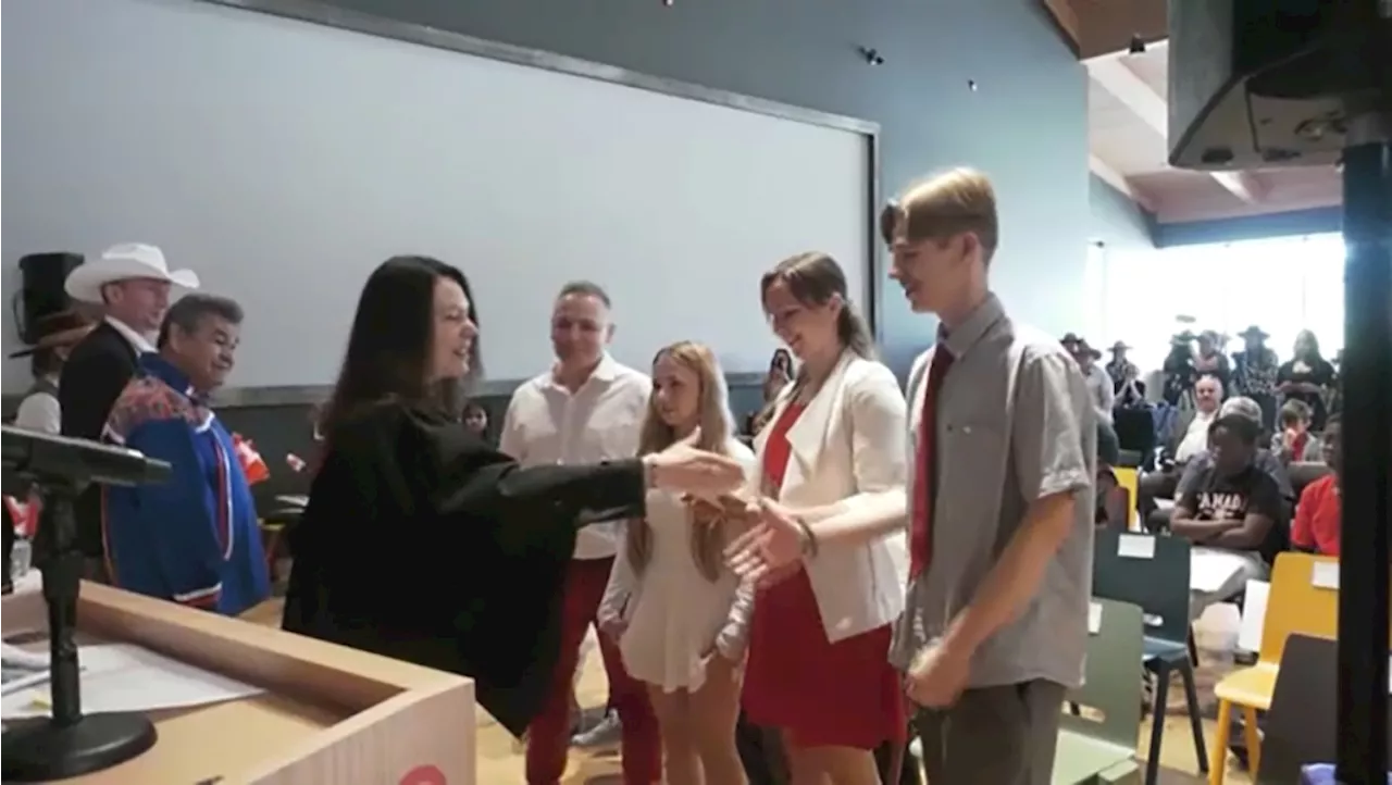 New Canadian citizens welcomed at Saturday ceremony in Calgary