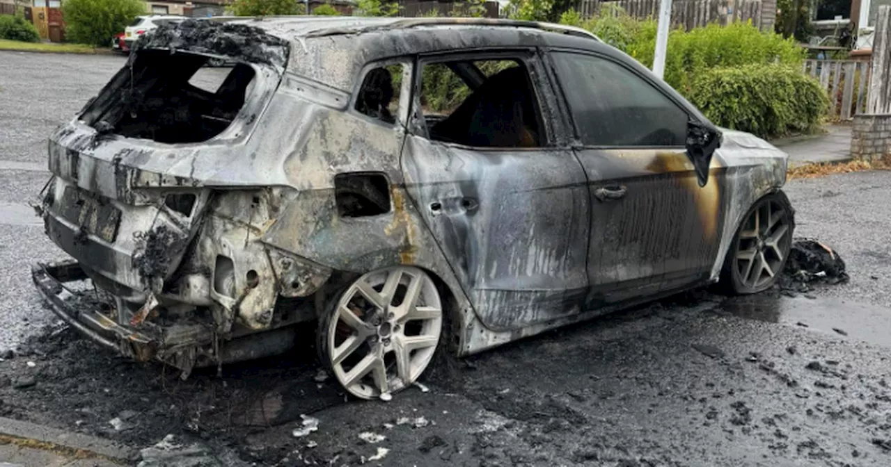 Car torched outside Scots home during early-hours blaze