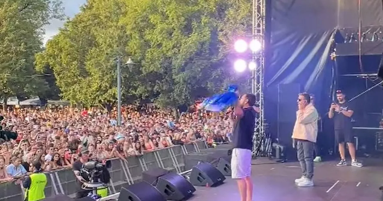 Martin Compston shocks TRNSMT fans after storming stage during Example's set