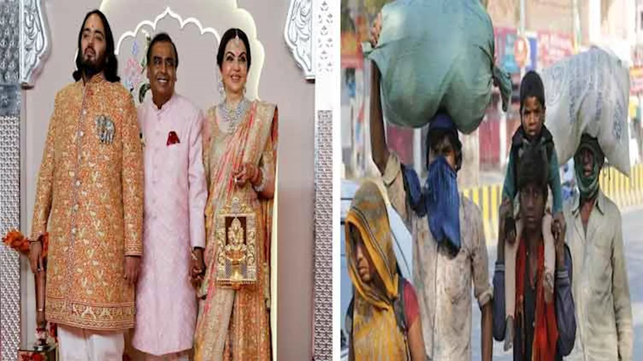 Ambanis spend colossal wealth on marriage amid sheer inequality in India