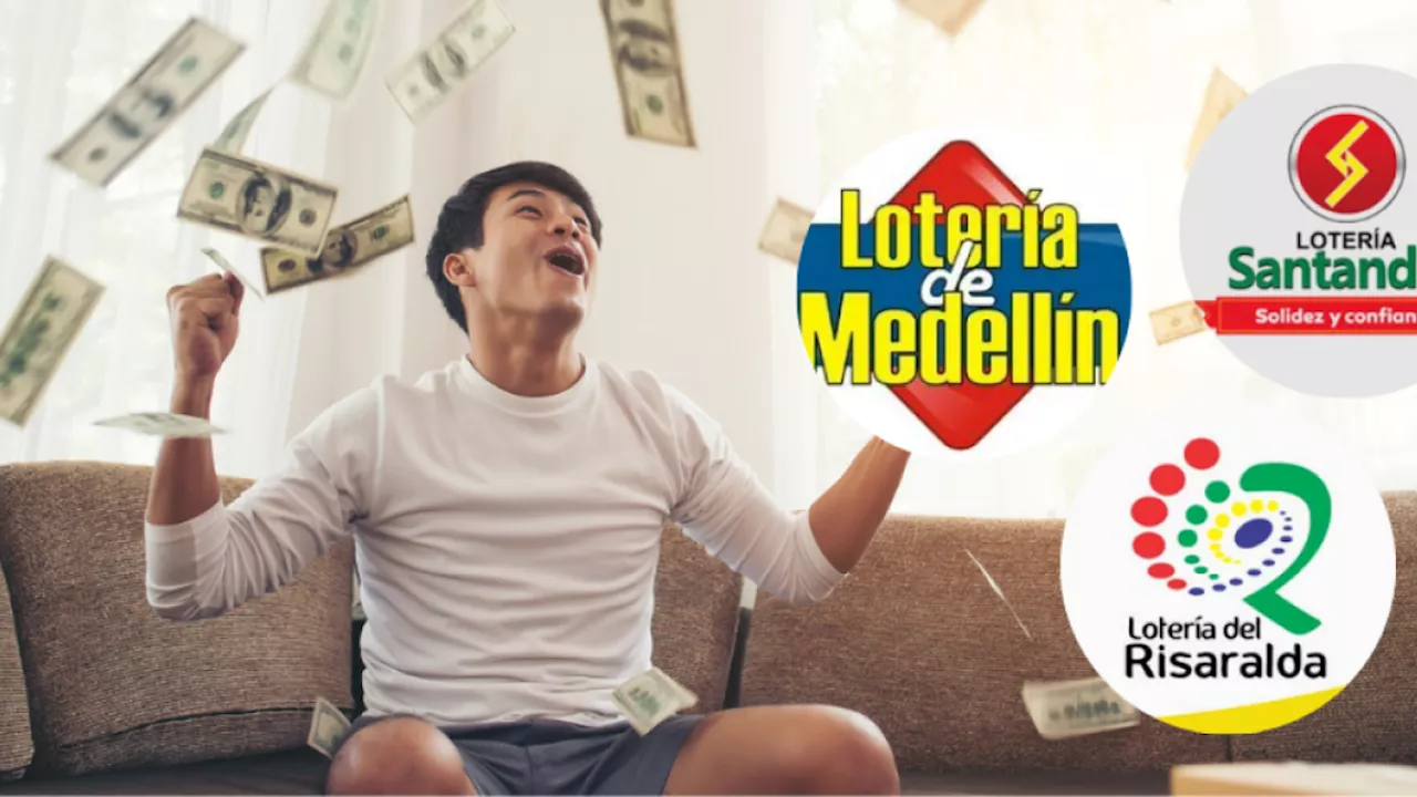 Lotería de Medellín, Santander y Risaralda: resultados y números ganadores del viernes 12 de julio