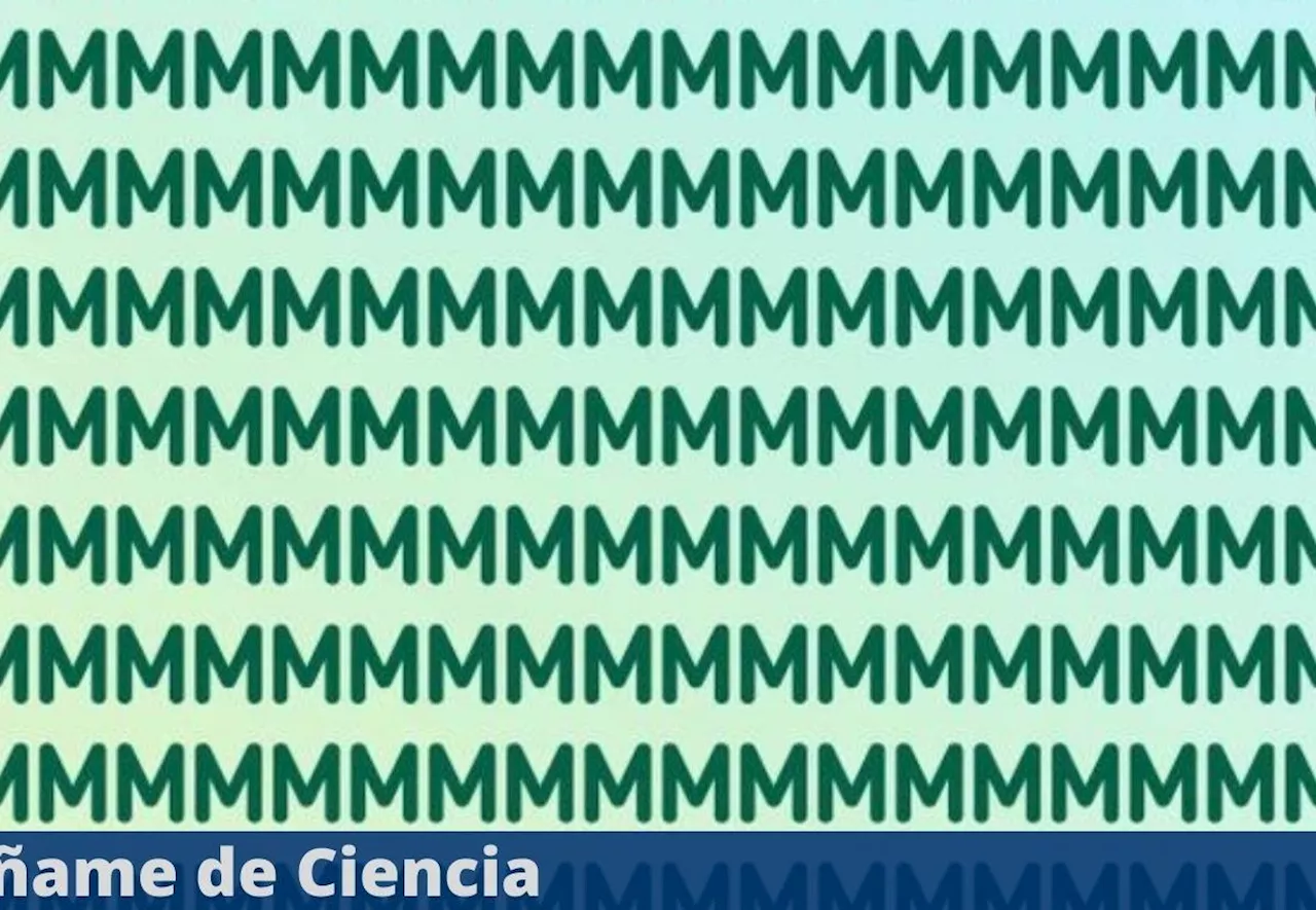 Acertijo visual FÁCIL: Encuentra la letra “N” entre las “M” en solo 10 segundos, nivel PRINCIPIANTE