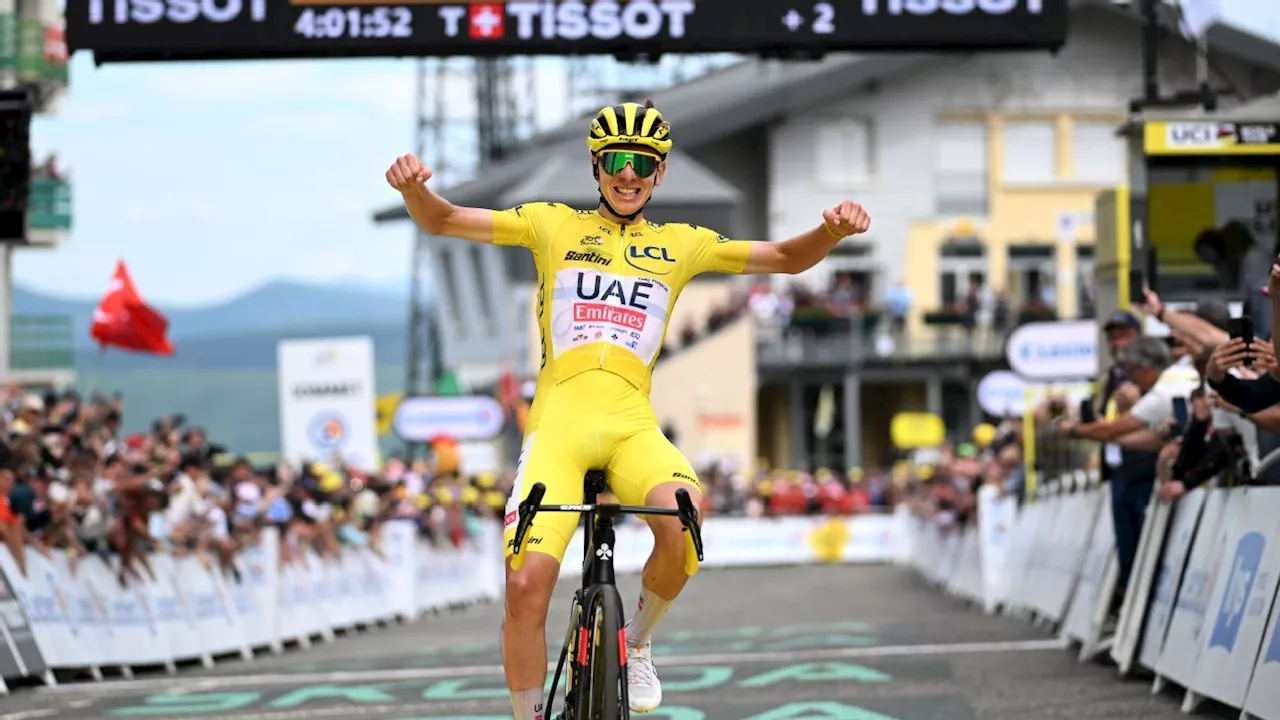 Tadej Pogacar wins mountainous 14th stage of Tour de France