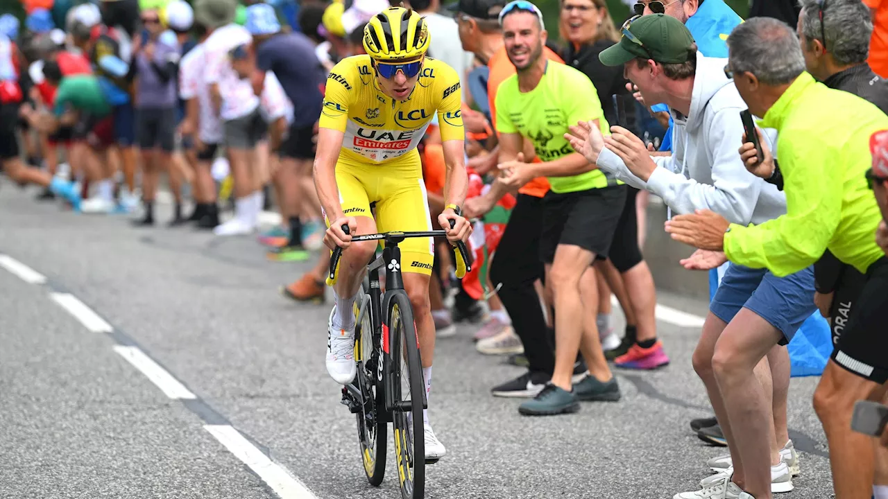 Le classement général : Tadej Pogacar creuse l'écart, Jonas Vingegaard dépasse Remco Evenepoel