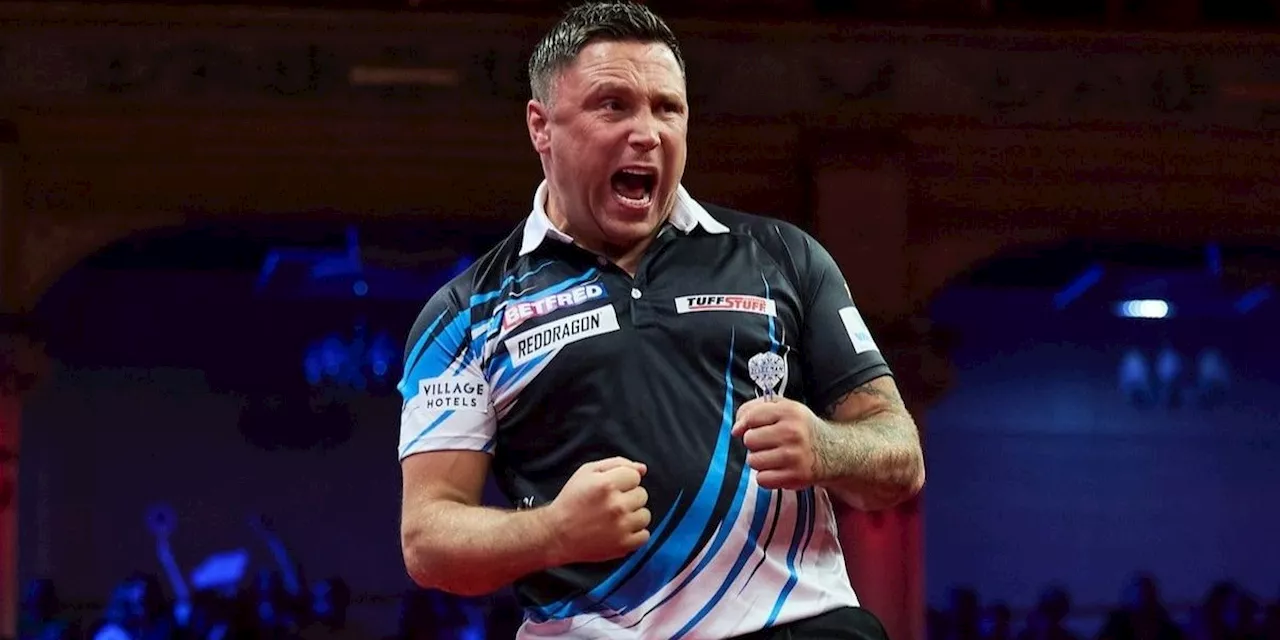 Gerwyn Price mit komfortablem Sieg über Daryl Gurney in die zweite Runde des World Matchplay eingezogen