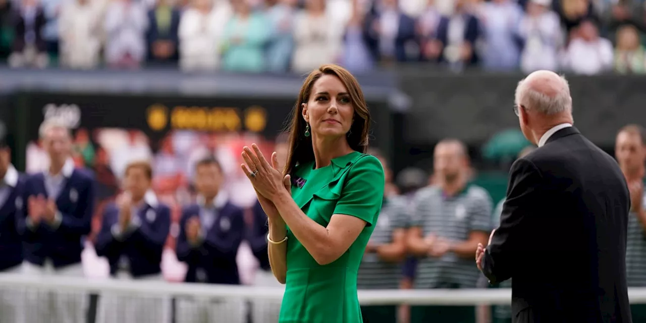 Zweiter öffentlicher Auftritt - Prinzessin Kate besucht Wimbledon-Finale