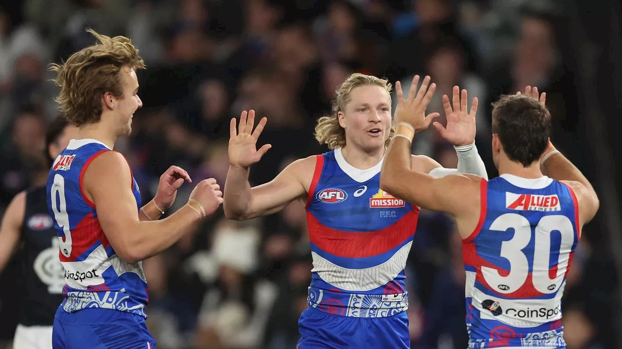 ‘Our most courageous’: Dogs star on ‘really unfair’ Weightman treatment as young gun flourishes