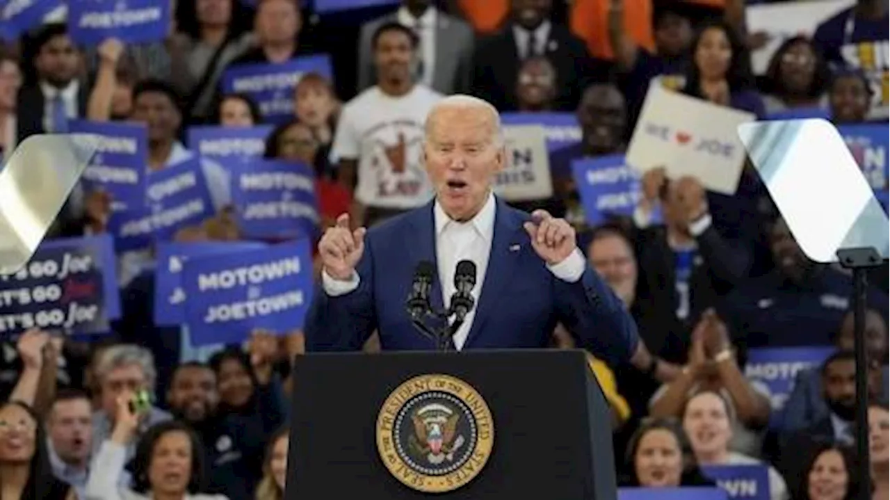 Biden campaigns in Michigan as donors slowly back out | Watch News Videos Online