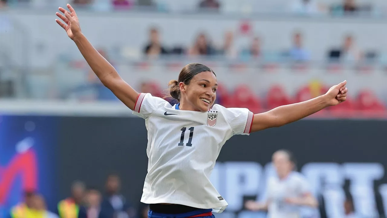 Sophia Smith's game winner blasts the USWNT past Mexico in 2024 Olympics send-off friendly