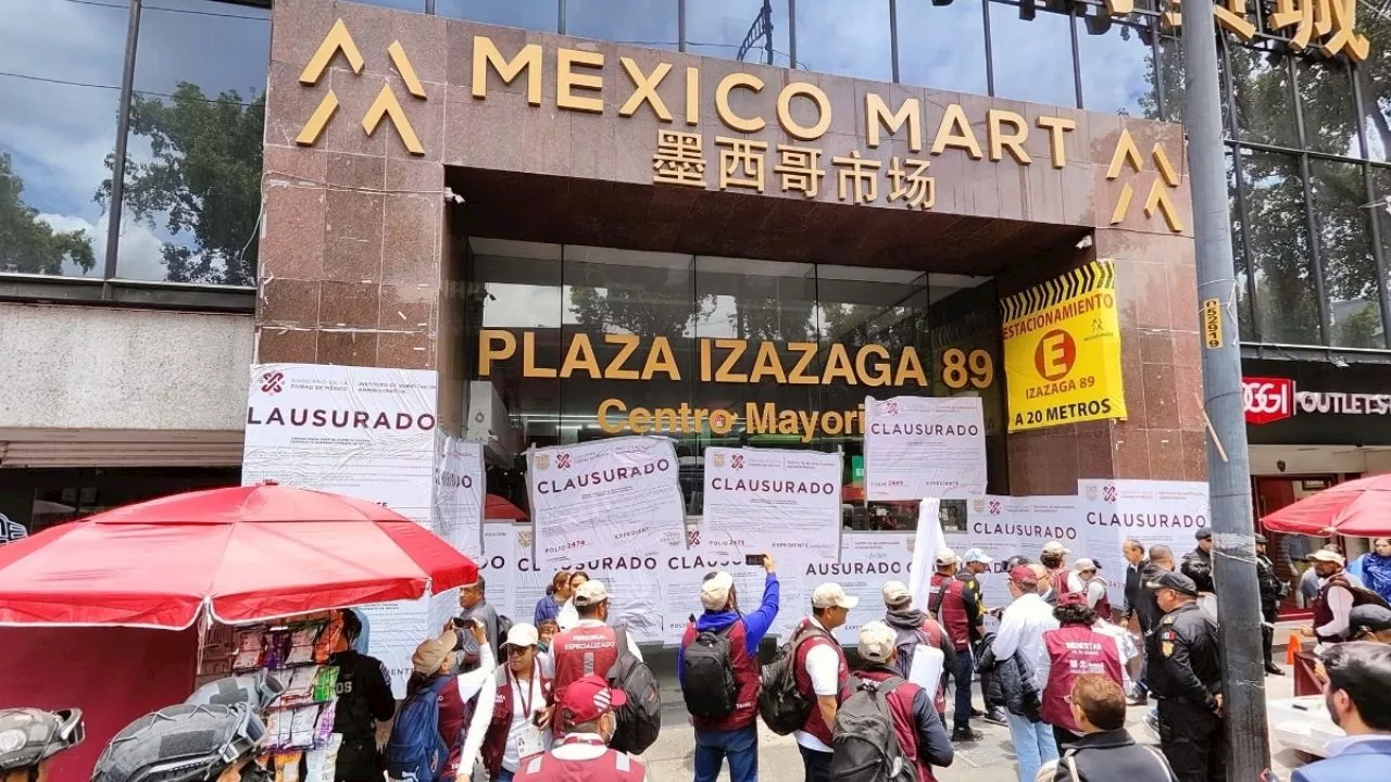 Plaza Izazaga 89: estos productos ilegales motivaron el cierre de la icónica plaza de productos chinos