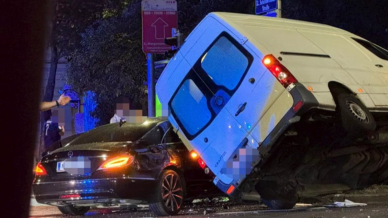 Ampel defekt, dann Massen-Crash am Wiener Gürtel