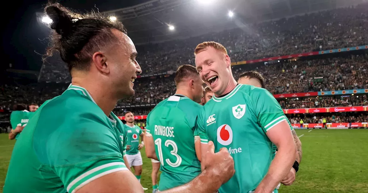 Ireland-Rugby: Ciarán Frawley savours best moment of his career after ...