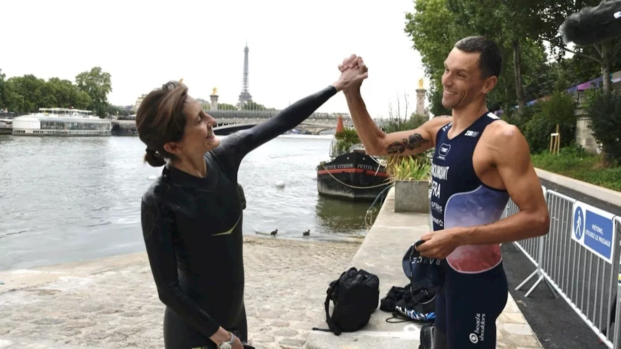 French sports minister dives into Seine ahead of Paris Olympics to address water quality concerns