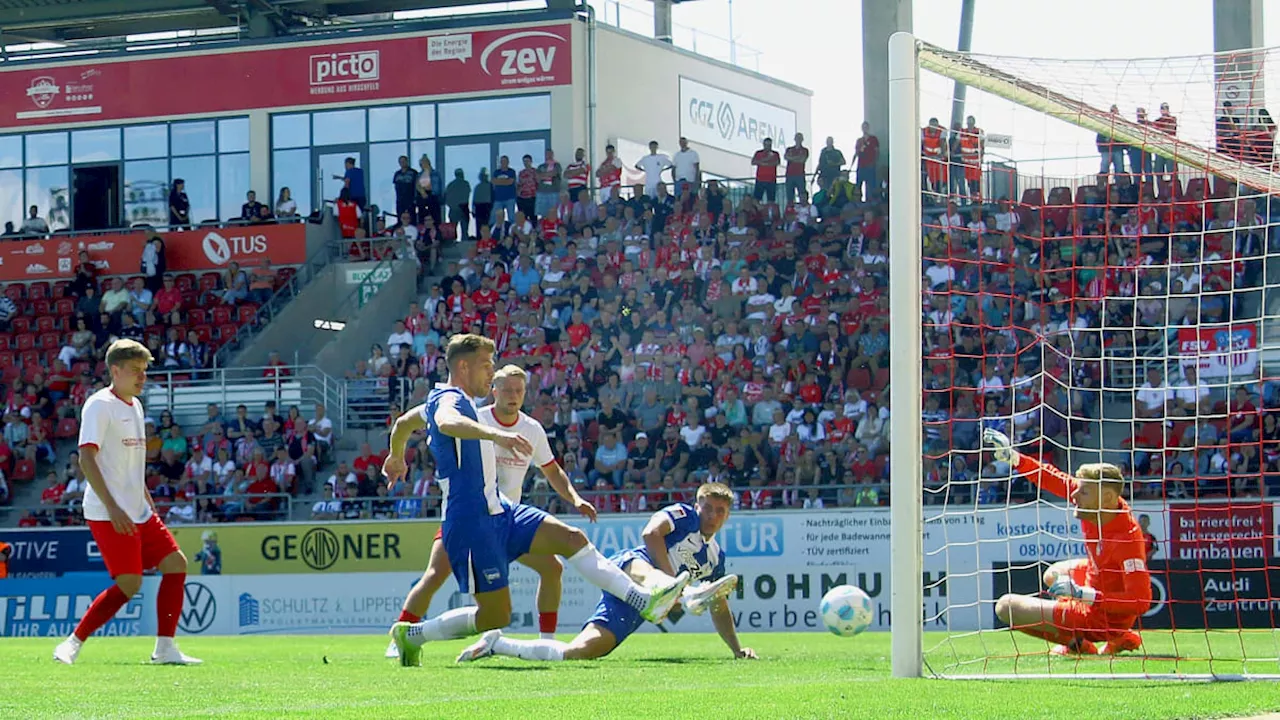 Hertha BSC gewinnt 6:1 in Zwickau