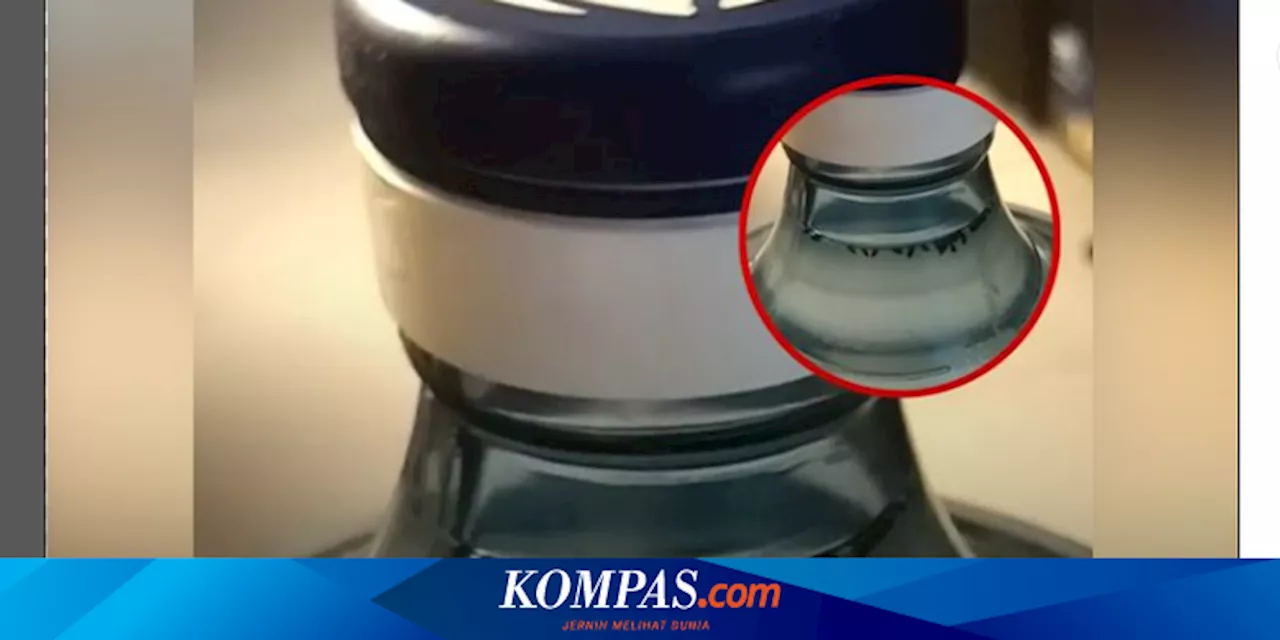 Penjelasan Danone soal Video Jentik Hitam di Dalam Galon Aqua Tersegel