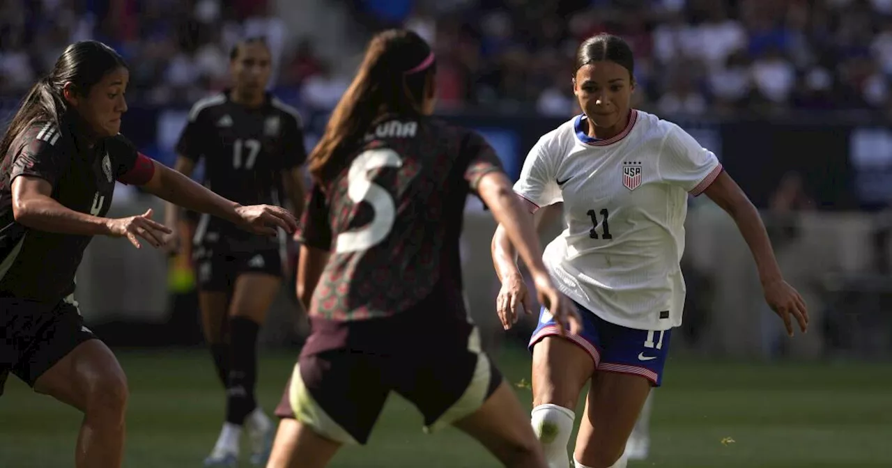 Sophia Smith scores to lead USWNT to win over Mexico in Olympic tuneup