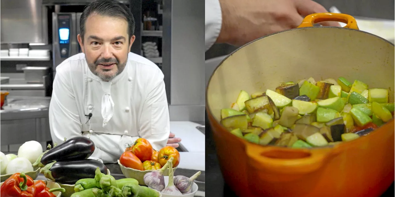 Jean-François Piège : sa délicieuse recette de ratatouille niçoise