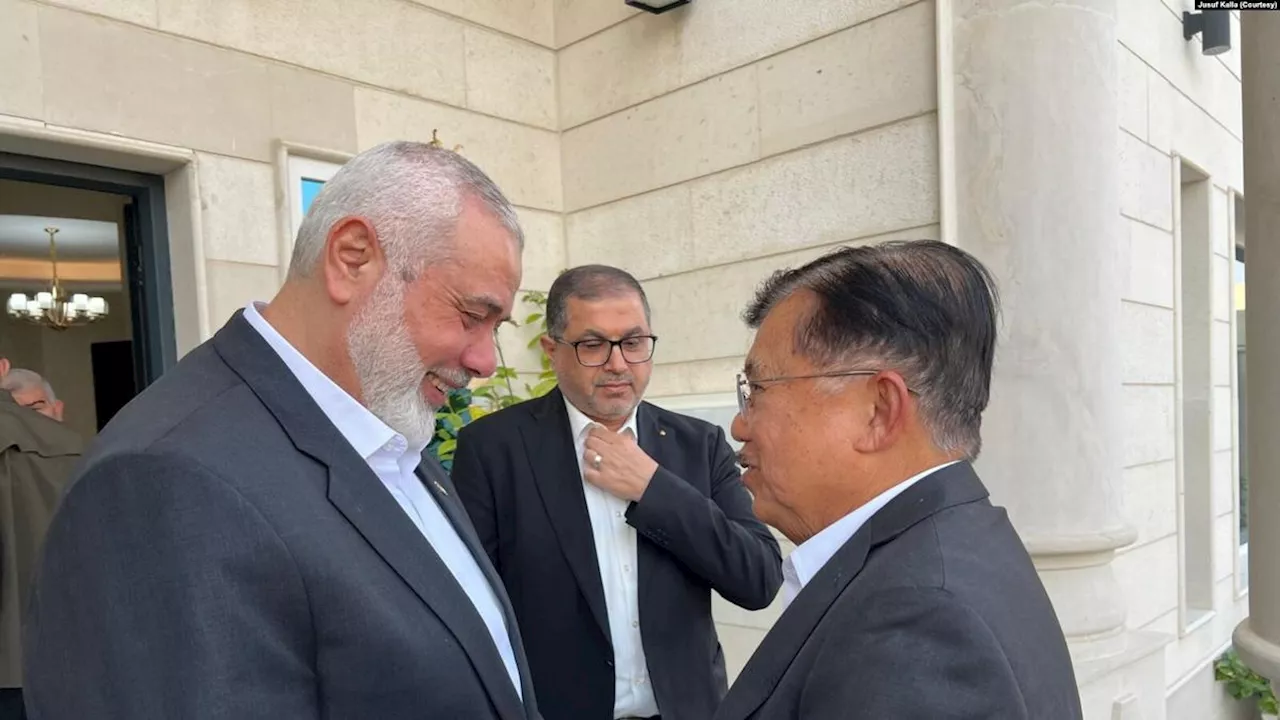 JK Bertemu dengan Pemimpin Tertinggi Hamas Ismail Haniyeh, Apa yang Dibahas?