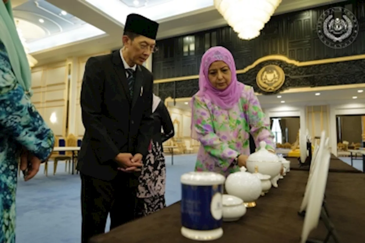 Raja Zarith Sofiah inspects preparations for 17th King's installation ceremony