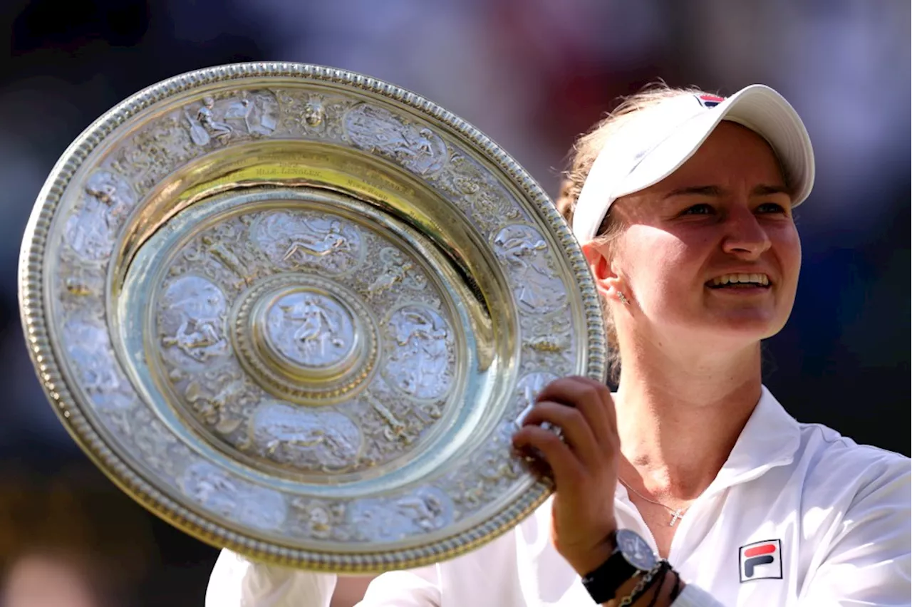 Barbora Krejcikova wins Wimbledon for her second Grand Slam trophy by beating Jasmine Paolini