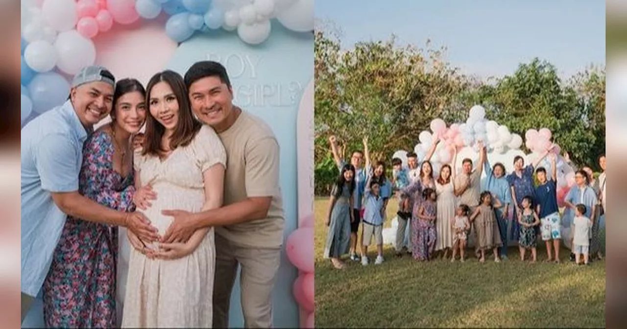 Potret Gender Reveal Kakak Glenn Alinskie di Bali, Seru Bangey ada Roket Asap Berkilau