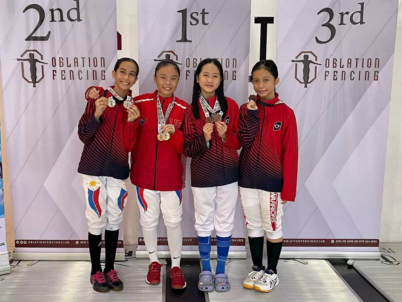 UE fencers shine in Oblation fencing