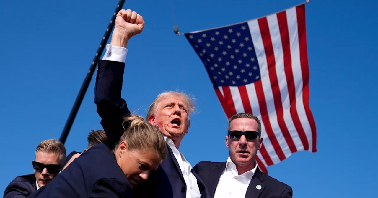 Secret Service rushes Trump off stage after popping noises heard at rally ahead of the RNC