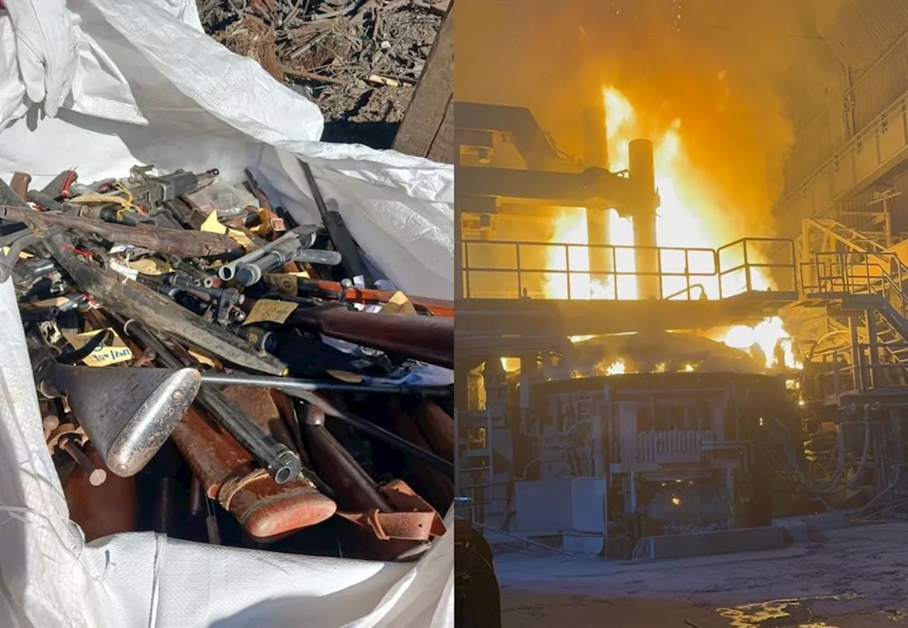 Cleaning up the streets: Police have destroyed more than 260 00 firearms since 2019