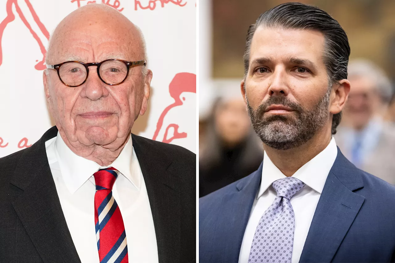 Donald Trump Jr. Is Battling Rupert Murdoch Over VP Pick