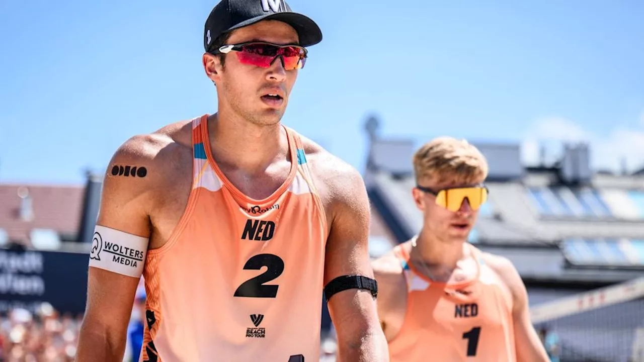 Beachvolleybalduo's stranden in kwartfinales bij laatste toernooi voor Spelen