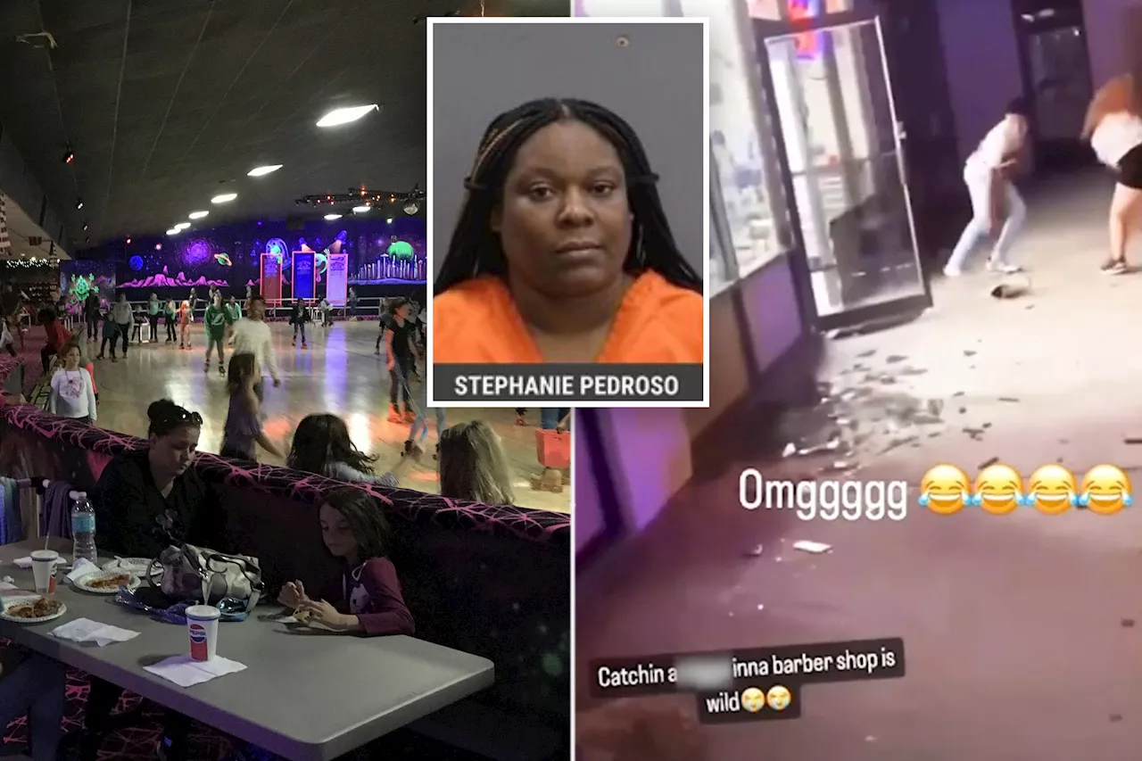 Florida mom denies starting instigating 500-person skating rink riot