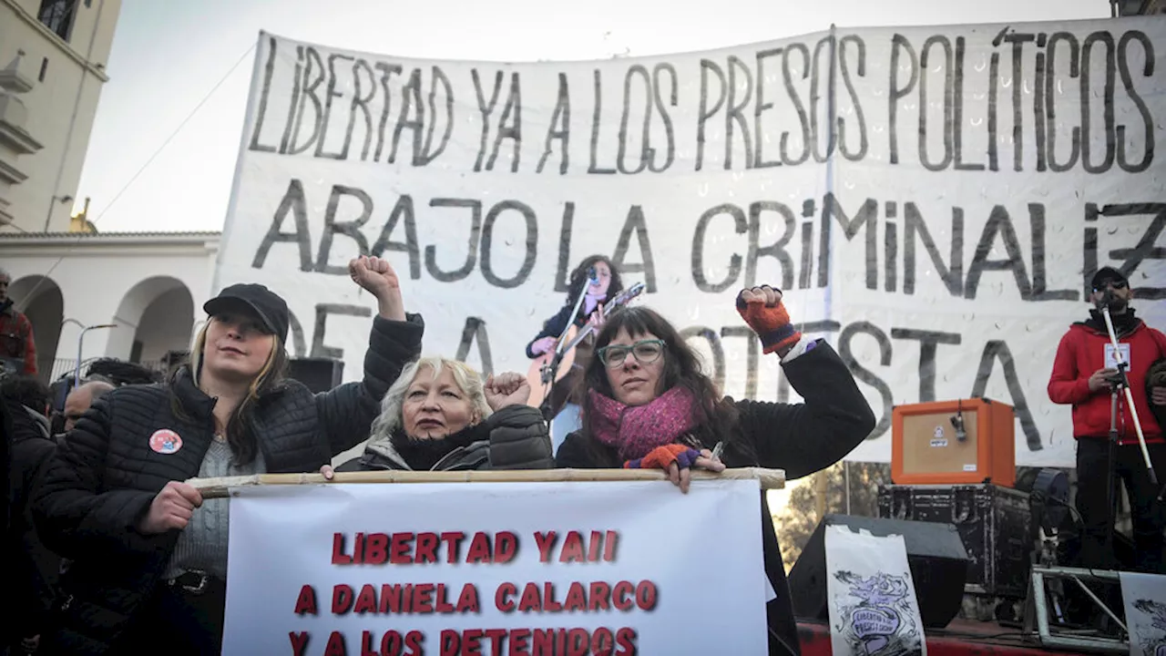 Se realizó un festival en Plaza de Mayo por los detenidos y detenidas por manifestarse