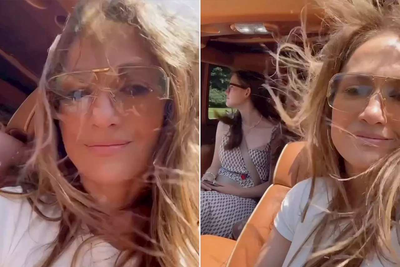 Jennifer Lopez Shares Summertime Car Ride with Ben Affleck's Daughter Violet