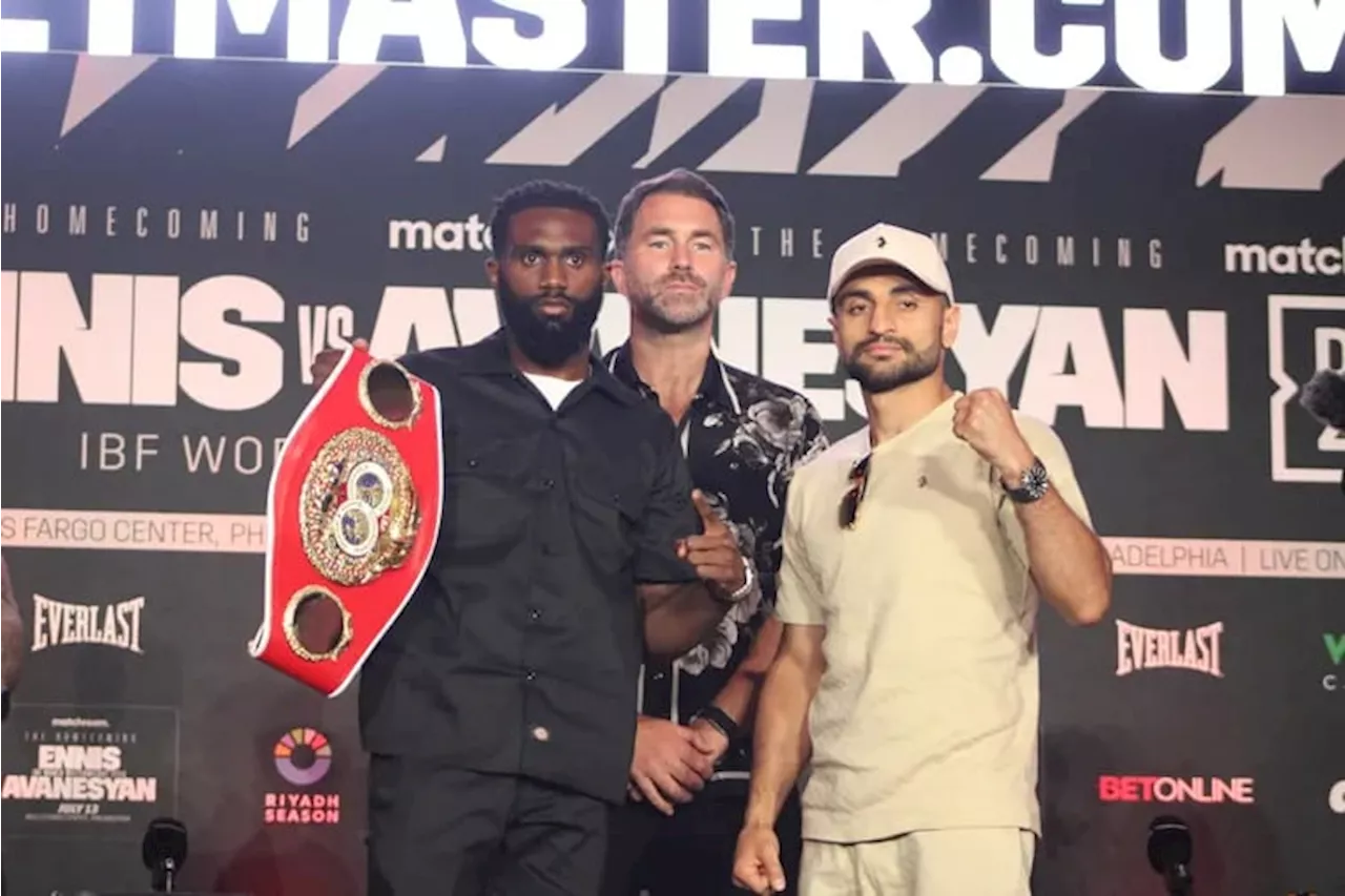 Jaron Ennis wants to be ‘a mega superstar’ in his homecoming fight against David Avanesyan