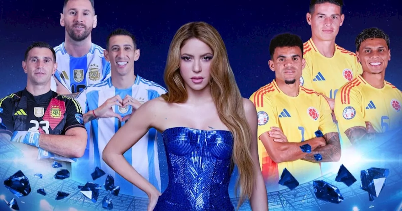 Crean balón especial de la Copa América por presentación de Shakira en la final entre Argentina y Colombia